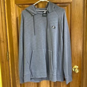 Nike hoodie with kangaroo pocket.  Large/Gray